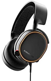 【中古】【国内正規品】密閉型 ゲーミングヘッドセット SteelSeries Arctis 5 Black (2019 Edition) 61504