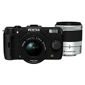 【中古】PENTAX ミラーレス一眼 Q7 ダブルズームキット [標準ズーム 02 STANDARD ZOOM ・望遠ズーム 06 TELEPHOTO ZOOM] ブラック Q7 BLACK WZOOM KIT 10