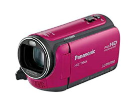 【中古】パナソニック デジタルハイビジョンビデオカメラ TM45 内蔵メモリー32GB ベリーピンク HDC-TM45-P