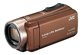 【中古】(非常に良い)JVC ビデオカメラ Everio R 耐低温 耐衝撃 長時間内蔵バッテリー 内蔵メモリー32GB ライトブラウン GZ-F200-T