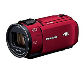 【中古】(非常に良い)パナソニック 4K ビデオカメラ VZX1M 64GB あとから補正 レッド HC-VZX1M-R