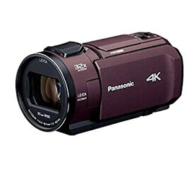 【中古】パナソニック 4K ビデオカメラ VX1M 64GB あとから補正 ブラウン HC-VX1M-T