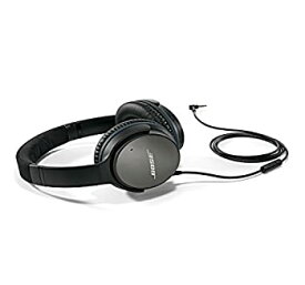 【中古】(非常に良い)Bose QuietComfort 25 Acoustic Noise Cancelling Headphones for Apple devices - Black [並行輸入品]