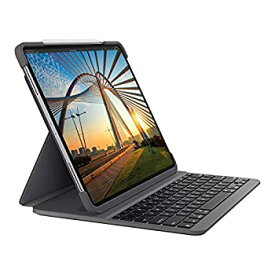 【中古】ロジクール iPad Pro 12.9 インチ 第3世代 第4世代 対応 Bluetooth キーボード 英語配列 薄型 ケース 一体型 iK1274A バックライト付 国内正規品