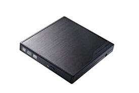 【中古】Logitec ポータブル DVDドライブ USB3.0 軽量300g ArcSoft TotalMedia Backup&Record付属 【Surface Pro 対応】 ブラック LDR-PMG8U3LBK