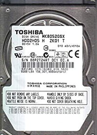 【中古】Toshiba MK8052GSX 80GB 2.5-Inch 5400RPM SATA OEM Notebook Hard Drive by Toshiba [並行輸入品]