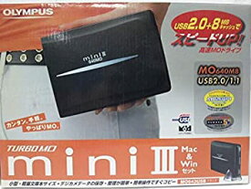 【中古】OLYMPUS オリンパス USB2.0接続 640MB MOドライブ Turbo MO Mini lll MO643U5B ブラック Mac&Winセット