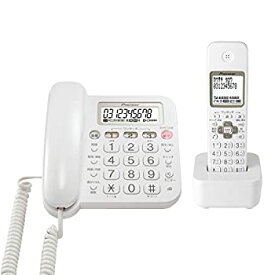 【中古】(非常に良い)パイオニア TF-SA15S デジタルコードレス電話機 子機1台付き/迷惑電話対策 ホワイト TF-SA15S-W
