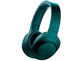 【中古】ソニー SONY ワイヤレスノイズキャンセリングヘッドホン h.ear on Wireless NC MDR-100ABN : Bluetooth/ハイレゾ対応 マイク付き ビリジアンブル