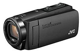 【中古】JVCKENWOOD JVC ビデオカメラ Everio R 防水 防塵 Wi-Fi 64GB内蔵メモリー マットブラック GZ-RX680-B