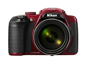 【中古】(非常に良い)Nikon デジタルカメラ P600 光学60倍 1600万画素 レッド P600RD