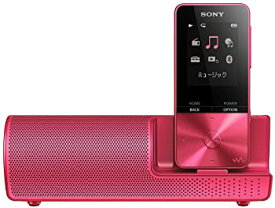 【中古】(未使用・未開封品)ソニー ウォークマン Sシリーズ 16GB NW-S315K : MP3プレーヤー Bluetooth対応 最大52時間連続再生 スピーカー付属 2017年モデル ビビッドピンク