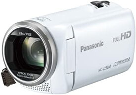 【中古】(非常に良い)パナソニック デジタルハイビジョンビデオカメラ 内蔵メモリー8GB ホワイト HC-V230M-W