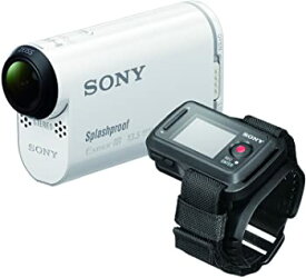 【中古】(非常に良い)SONY ビデオカメラ アクションカム AS100VR ライブビューリモコンキット ウォータープルーフケース付 HDR-AS100VR