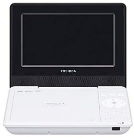 【中古】東芝 7型ポータブルDVDプレーヤーホワイトCPRM対応TOSHIBA REGZA レグザポータブルプレーヤー SD-P710SW