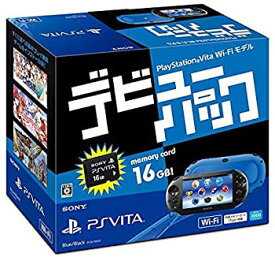 【中古】PlayStation Vita デビューパック Wi-Fiモデル ブルー/ブラック