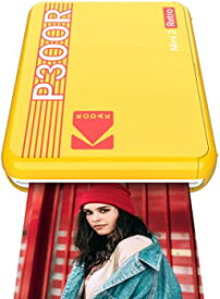 【中古】コダック（Kodak）Mini 3レトロ スマホプリンターインスタントプリンターチェキプリンター［イエロー写真3x3インチ］ワイヤレス接続