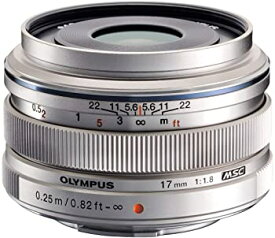 【中古】OLYMPUS 単焦点レンズ M.ZUIKO DIGITAL 17mm F1.8 シルバー