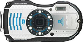 【中古】(非常に良い)PENTAX 防水デジタルカメラ PENTAX WG-3 ホワイトブルー 1cmマクロ マクロスタンド付属 LEDライト PENTAX WG-3WHBL 12725