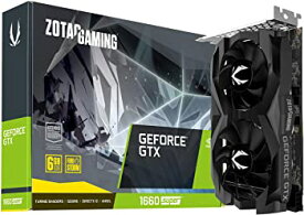【中古】ZOTAC Gaming GeForce GTX 1660 Super 6GB GDDR6 192ビット ゲームグラフィックカード 超コンパクト ZT-T16620F-10L