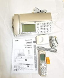 【中古】(非常に良い)パナソニック おたっくす デジタルコードレスFAX 子機1台付き 1.9GHz DECT準拠方式 シャンパンゴールド KX-PD601DL-N