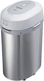 【中古】(非常に良い)パナソニック 生ゴミ処理機 家庭用 コンポスト 温風乾燥式 6L シルバー MS-N53XD-S