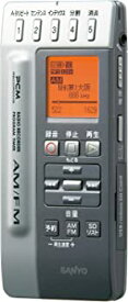 【中古】SANYO ラジオ付きICレコーダー(シルバー) ICR-RS110M(S)