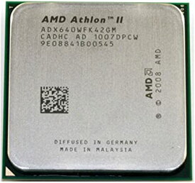 【中古】AMD Athlon II X4 640 3.0GHz クアッドコア デスクトップCPUプロセッサー ADX640WFK42GM ソケット AM3 2MB 95W