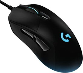 【中古】Logicool G ロジクール G ゲーミングマウス 有線 G403h HERO 25Kセンサー エルゴノミクス LIGHTSYNC RGB 6個プログラムボタン 国内正規品