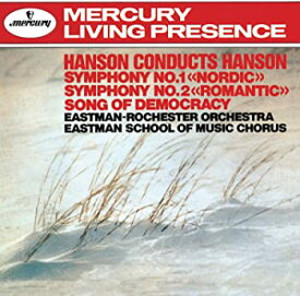 【中古】ハンソン:交響曲第1番「ノルディック」&第2番「ロマンティック」 [CD]
