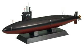 【中古】ピットロード 1/350 海上自衛隊 潜水艦 SS-573 ゆうしお 塗装済完成品 JBM03