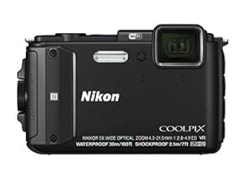 【中古】(非常に良い)Nikon デジタルカメラ COOLPIX AW130 ブラック BK