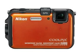 【中古】(非常に良い)Nikon デジタルカメラ COOLPIX (クールピクス) AW100 サンシャインオレンジ AW100OR
