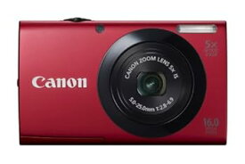 【中古】(非常に良い)Canon デジタルカメラ PowerShot A3400IS レッド 光学5倍ズーム タッチパネル PSA3400IS(RE)