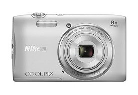 【中古】Nikon デジタルカメラ COOLPIX S3600 8倍ズーム 2005万画素 クリスタルシルバー S3600SL