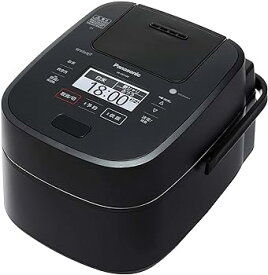 【中古】パナソニック 炊飯器 1升 スチーム&可変圧力IH式 Wおどり炊き ブラック SR-VSX189-K