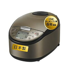 【中古】日立 炊飯器 5.5合 圧力IH RZ-G10EM T ブラウンメタリック 圧力炊き 黒厚鉄釜 蒸気セーブ