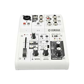 【中古】ヤマハ YAMAHA ウェブキャスティングミキサー オーディオインターフェース 3チャンネル AG03 インターネット配信に便利な機能付き 音楽制作アプ