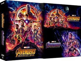 【中古】(非常に良い)アベンジャーズ／エンドゲーム＆インフィニティ・ウォー MovieNEXセット [ブルーレイ+DVD+デジタルコピー+MovieNEXワールド] [Blu-ray] ロバート