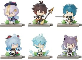 【中古】(非常に良い)miHoYo 原神 「戦場の英姿」 璃月篇 PVC＆ABS製 コレクションフィギュア 6個入りBOX