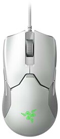【中古】Razer Viper Mercury White ゲーミングマウス 軽量 69g 16000DPI 8ボタン 光学スイッチ 布巻ケーブル Chroma対応 【日本正規代理店品】 RZ01-025
