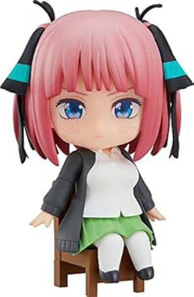 【中古】(非常に良い)ねんどろいど Swacchao！ 映画「五等分の花嫁」 中野二乃 ノンスケール プラスチック製 塗装済み可動フィギュア 全高約90mm