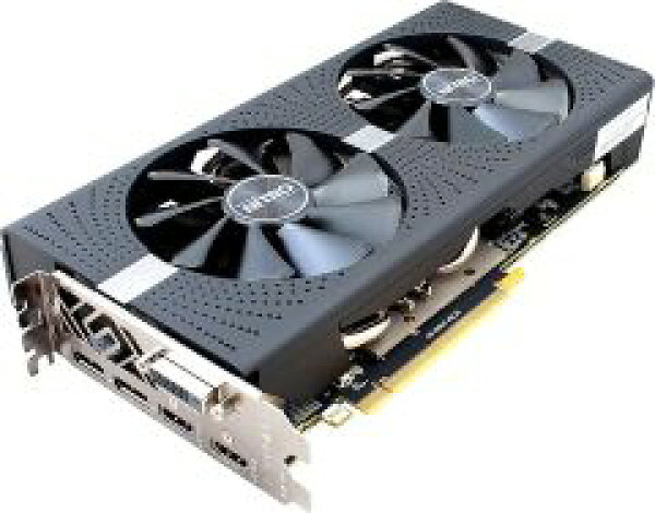 【中古】(非常に良い)Sapphire 11266-14-20G Radeon NITRO+ RX 570 4GB GDDR5 DUAL HDMI DVI-D DUAL DP バックプレート付き UEFI PCI-E グラフィックカード