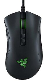 【中古】Razer DeathAdder V2 ゲーミングマウス 右手エルゴノミック形状 Focus+センサー 20000DPI 軽量82g 光学スイッチ 8ボタン 布巻ケーブル Chroma 【