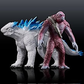 【中古】BANDAI ムービーモンスターシリーズ SHIMO & SKAR KINGセット from映画『Godzilla x Kong The New Empire』