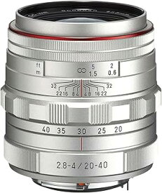 【中古】(未使用・未開封品)リコー HD PENTAX-DA 20-40mmF2.8-4ED Limited DC WR シルバー 標準ズームレンズ, 優れた携帯性と上質で個性的なデザインにこだわったDAリミテッ