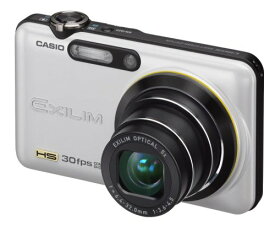 【中古】CASIO デジタルカメラ HI-SPEED EXILIM EX-FC100 ホワイト EX-FC100WE