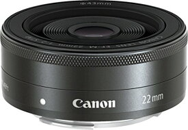 【中古】Canon 単焦点広角レンズ EF-M22mm F2 STM ミラーレス一眼対応