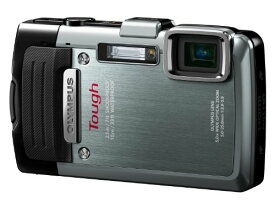 【中古】OLYMPUS デジタルカメラ STYLUS TG-830 1600万画素 裏面照射型CMOS 防水性能10m シルバー TG-830 SLV