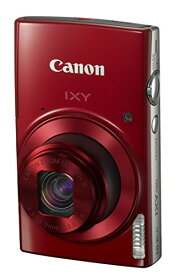 【中古】(非常に良い)Canon デジタルカメラ IXY 190 レッド 光学10倍ズーム IXY190RE